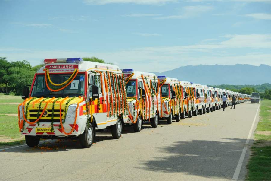 punjab chief minister representing ambulances