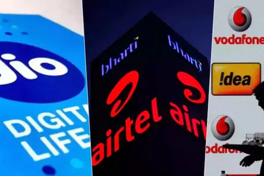 (Jio, Airtel, Voda reacharge plan )