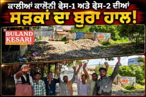 जालंधर की कालिया कॉलोनी फेज-1 और 2 की बदहाल सड़कें बनीं मुसीबत, 15 दिन से अधूरा पड़ा नाले का पुल; लोगों ने किया प्रदर्शन जालंधर की कालिया कॉलोनी फेज-1 और 2 की बदहाल सड़कें बनीं मुसीबत, 15 दिन से अधूरा पड़ा नाले का पुल; लोगों ने किया प्रदर्शन